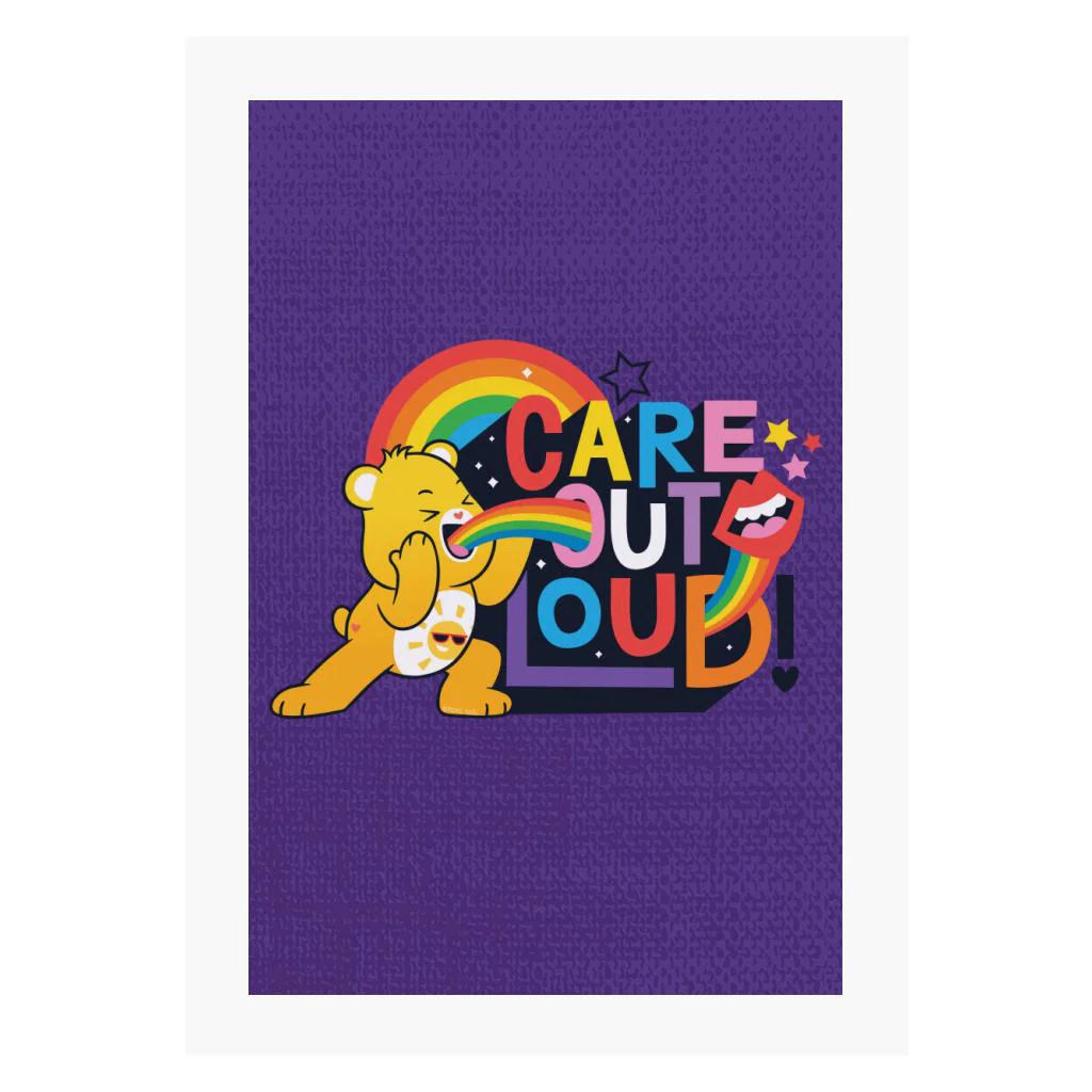 Unlock The Magic Care Out Loud A4 Print - Image 8