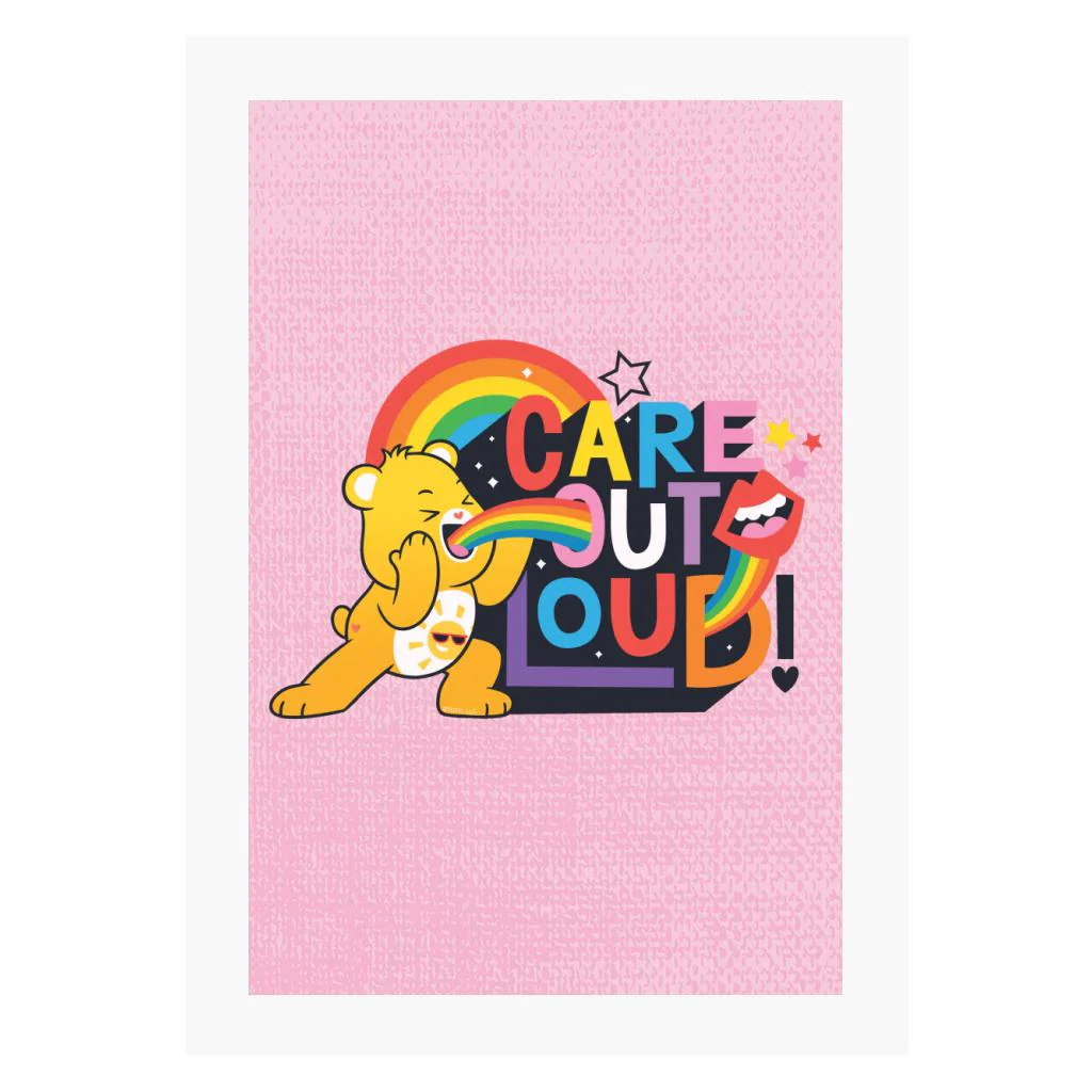 Unlock The Magic Care Out Loud A4 Print - Image 9