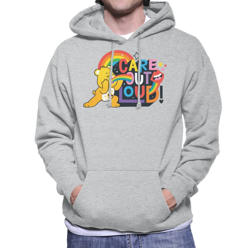 Unlock The Magic Care Out Loud Men's Hooded Sweatshirt