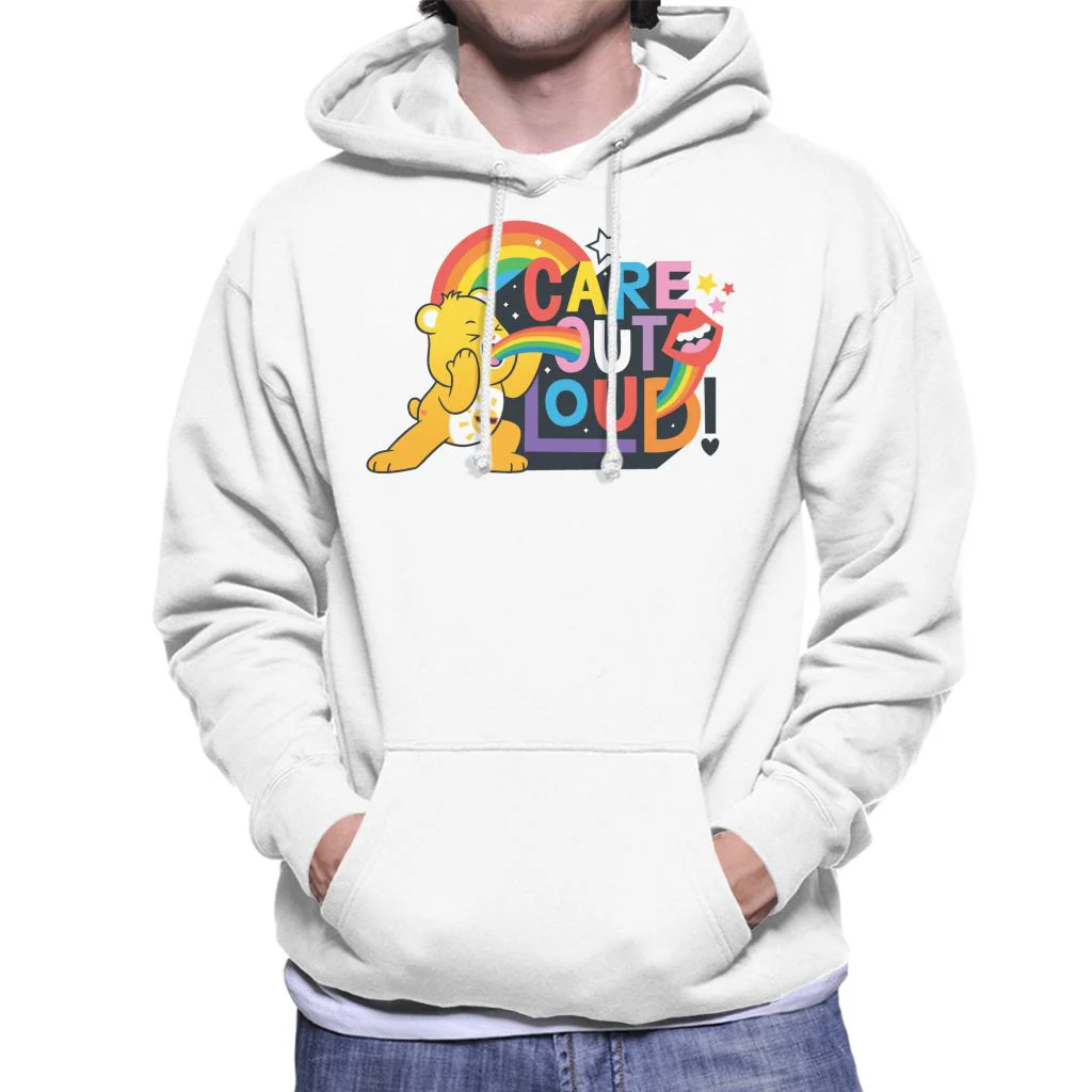 Unlock The Magic Care Out Loud Men's Hooded Sweatshirt - Image 2
