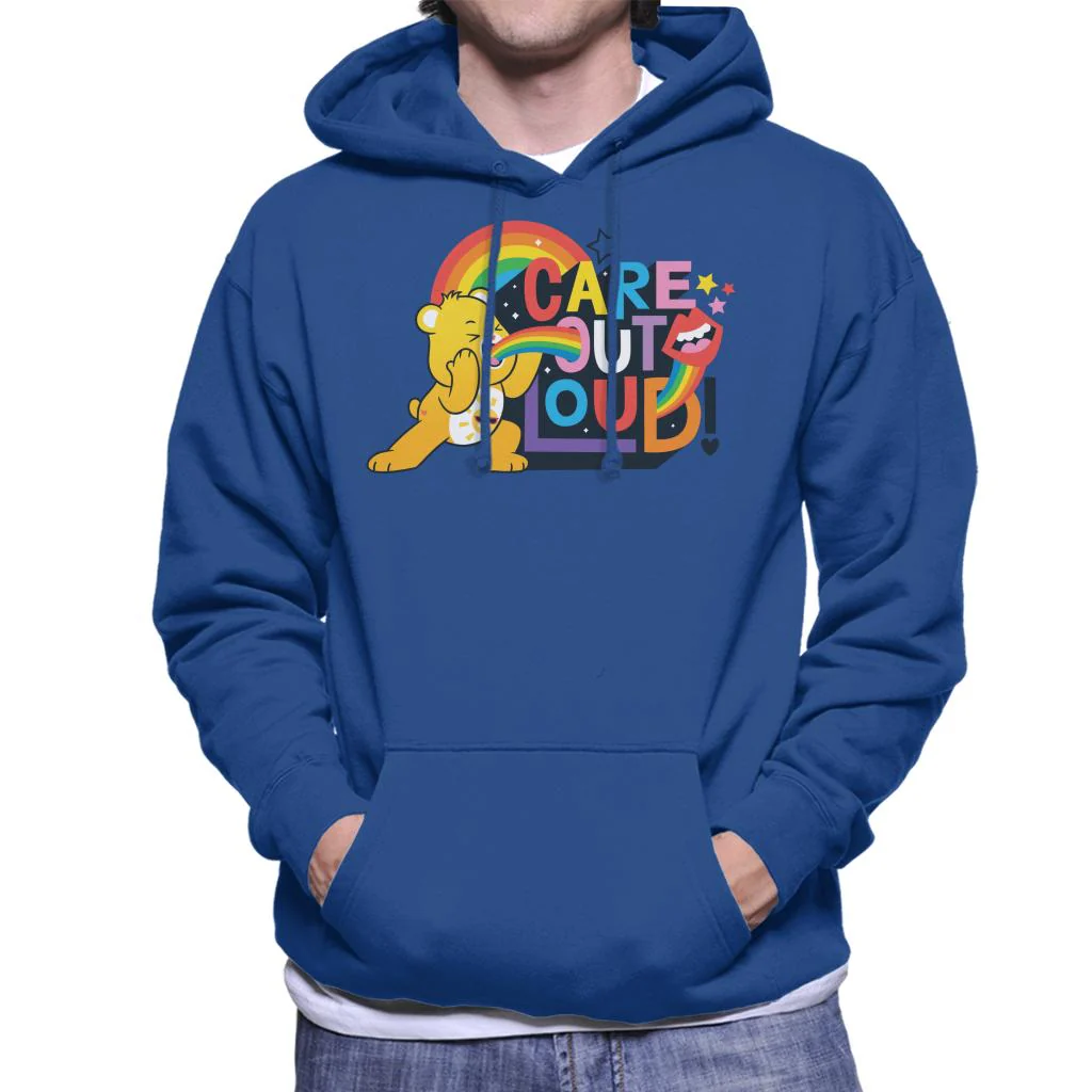 Unlock The Magic Care Out Loud Men's Hooded Sweatshirt - Image 3