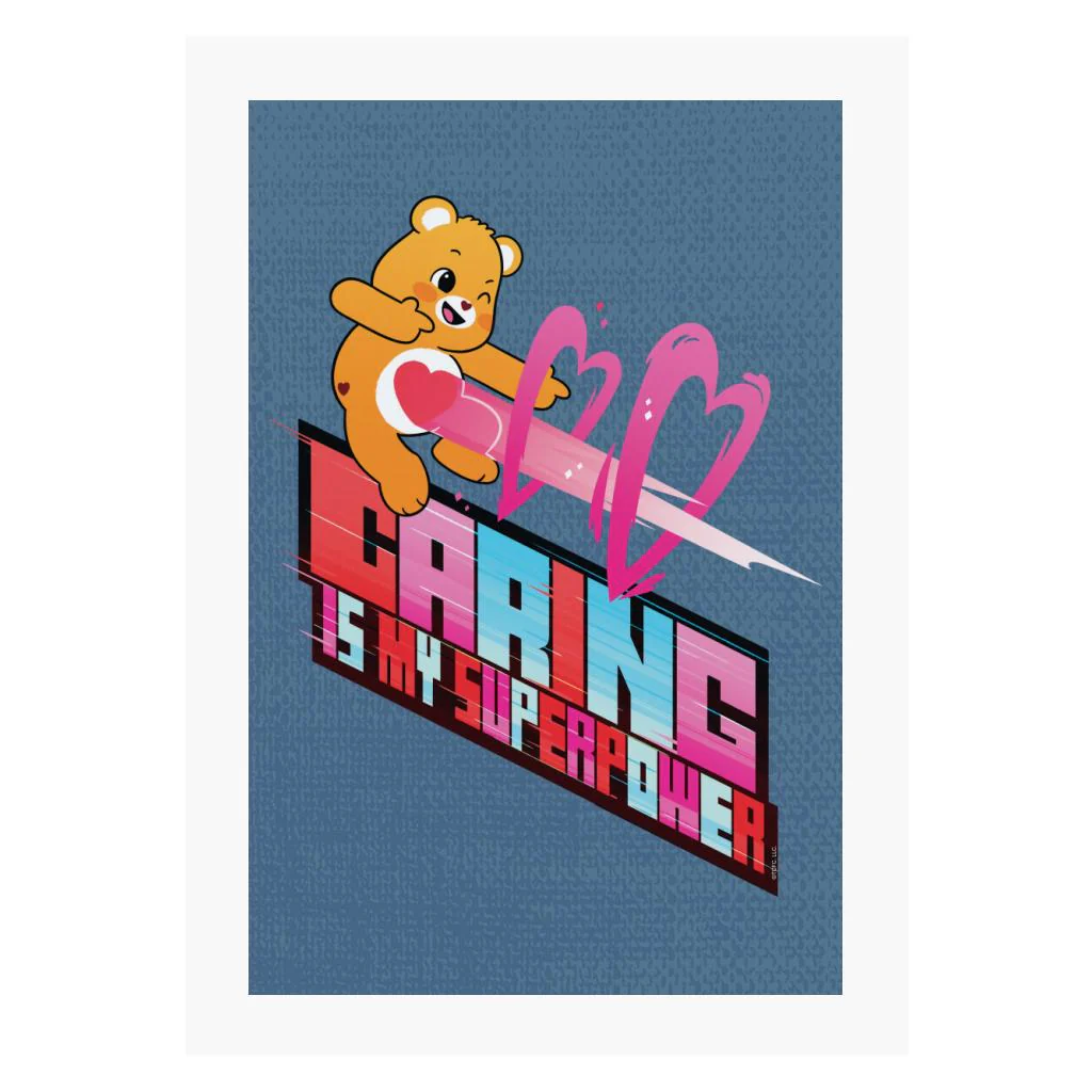 Unlock The Magic Caring Is My Superpower A4 Print - Image 4