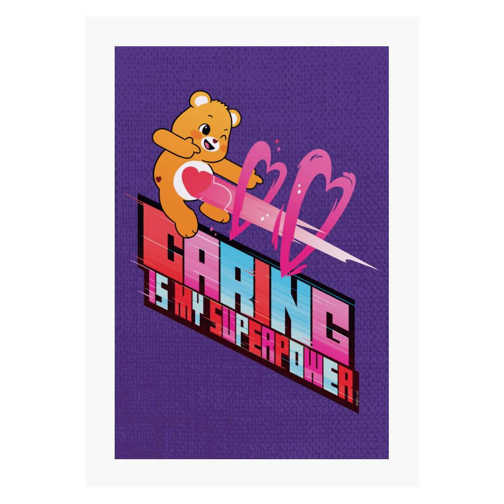 Unlock The Magic Caring Is My Superpower A4 Print - Image 5