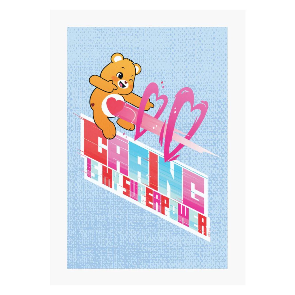 Unlock The Magic Caring Is My Superpower White Border A4 Print - Image 6