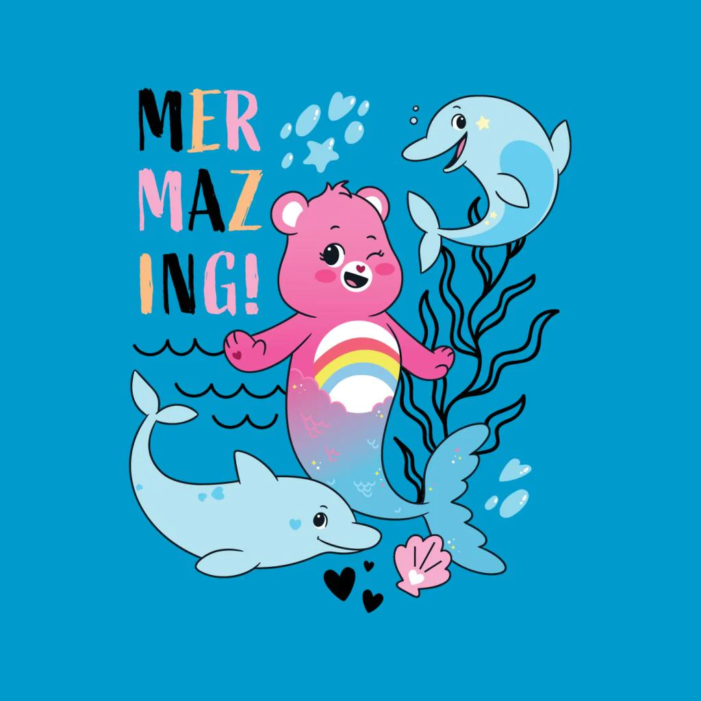 Unlock The Magic Cheer Bear Mermazing Kids T-Shirt - Image 2