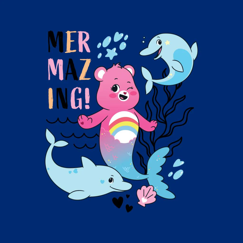 Unlock The Magic Cheer Bear Mermazing Kids T-Shirt - Image 3