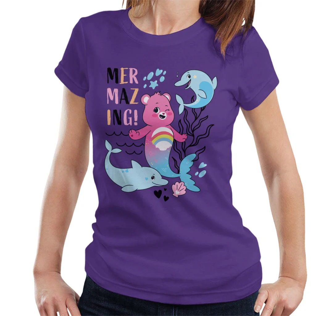 Unlock The Magic Cheer Bear Mermazing Women's T-Shirt