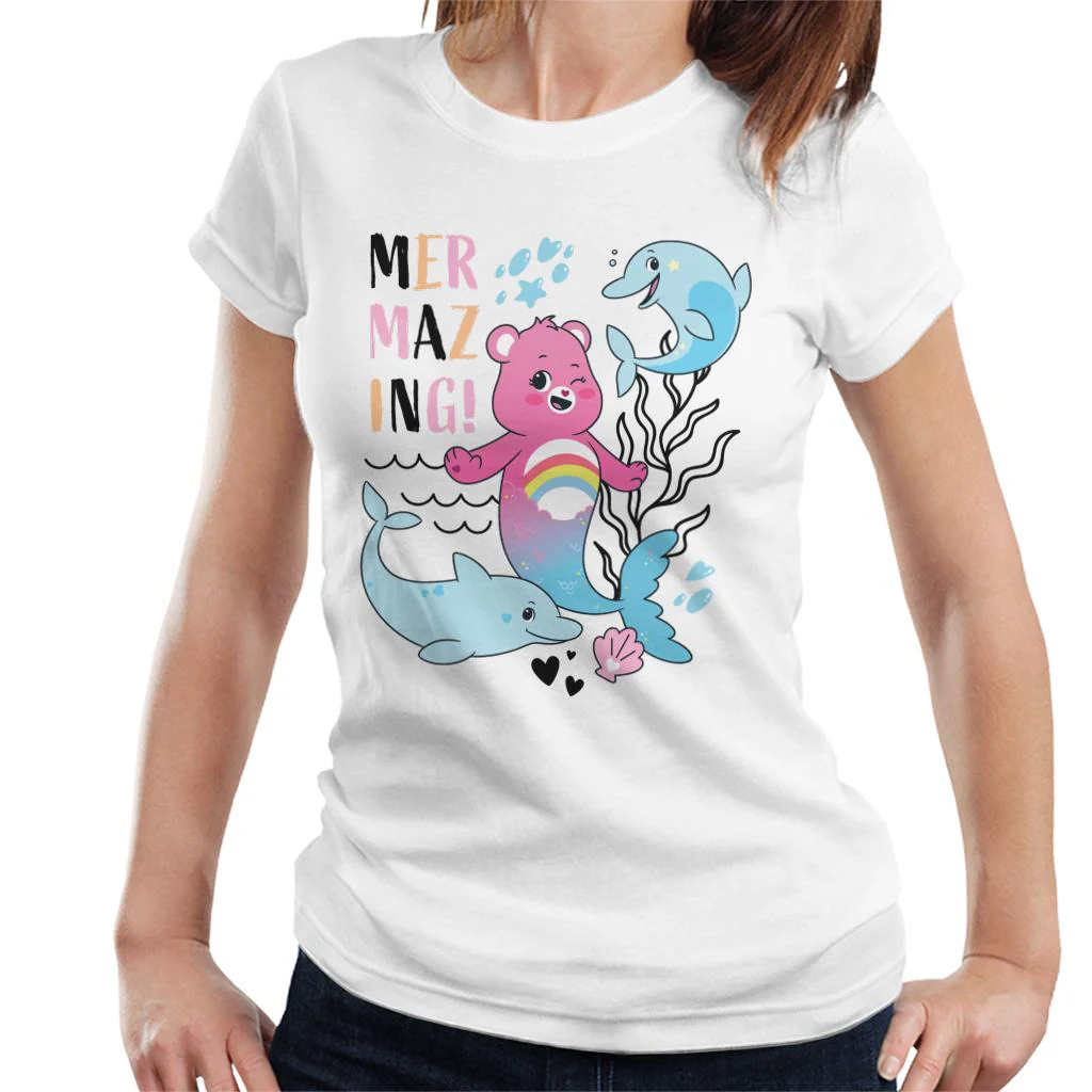 Unlock The Magic Cheer Bear Mermazing Women's T-Shirt - Image 3