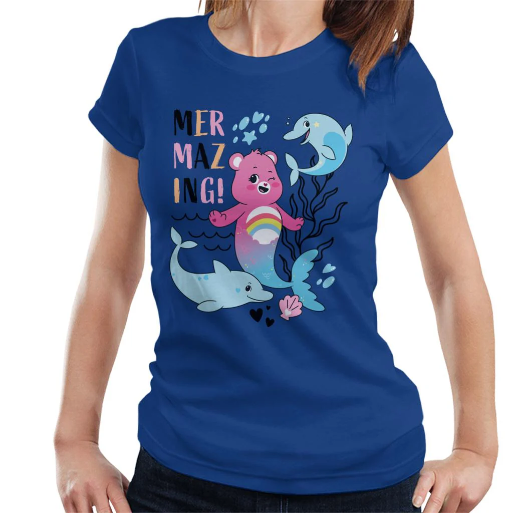 Unlock The Magic Cheer Bear Mermazing Women's T-Shirt - Image 4