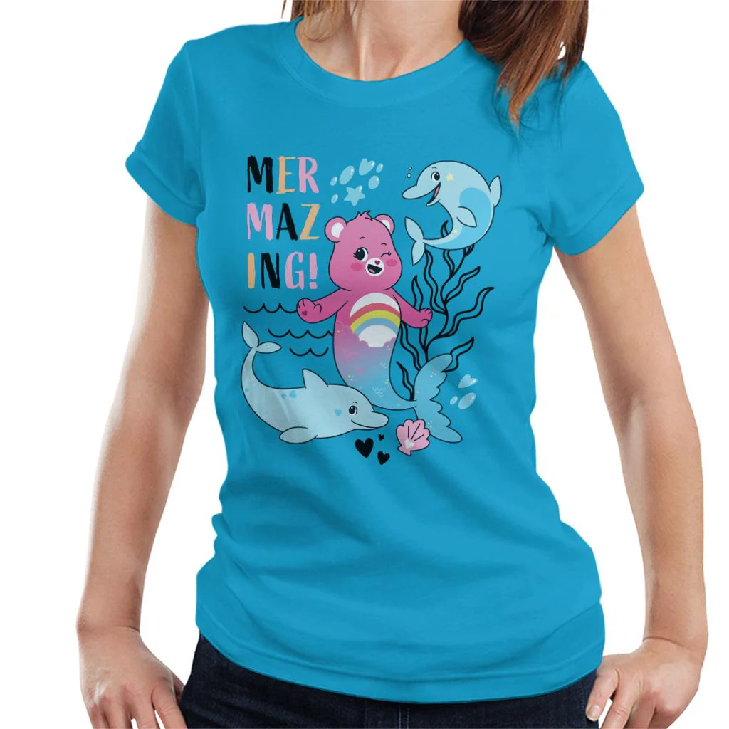Unlock The Magic Cheer Bear Mermazing Women's T-Shirt - Image 5