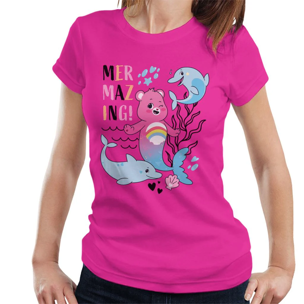 Unlock The Magic Cheer Bear Mermazing Women's T-Shirt - Image 6