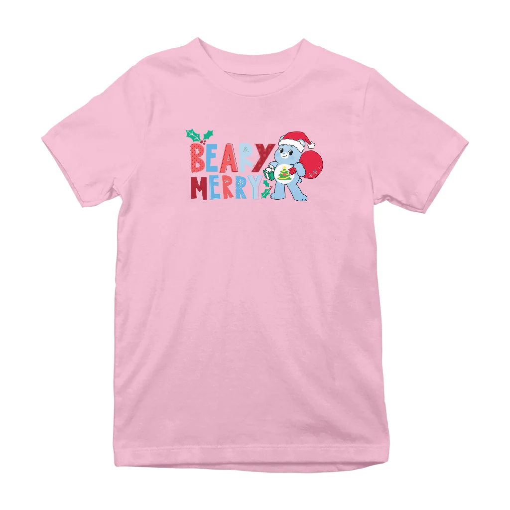 Care Bears Unlock The Magic Christmas Beary Merry Kids T-Shirt