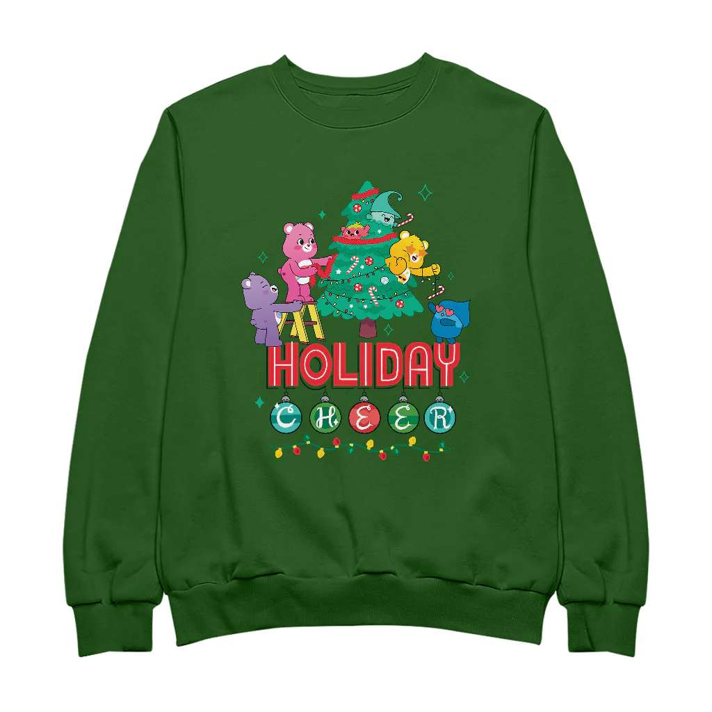 Care Bears Unlock The Magic Christmas Holiday Cheer Men's Sweatshirt - Image 4