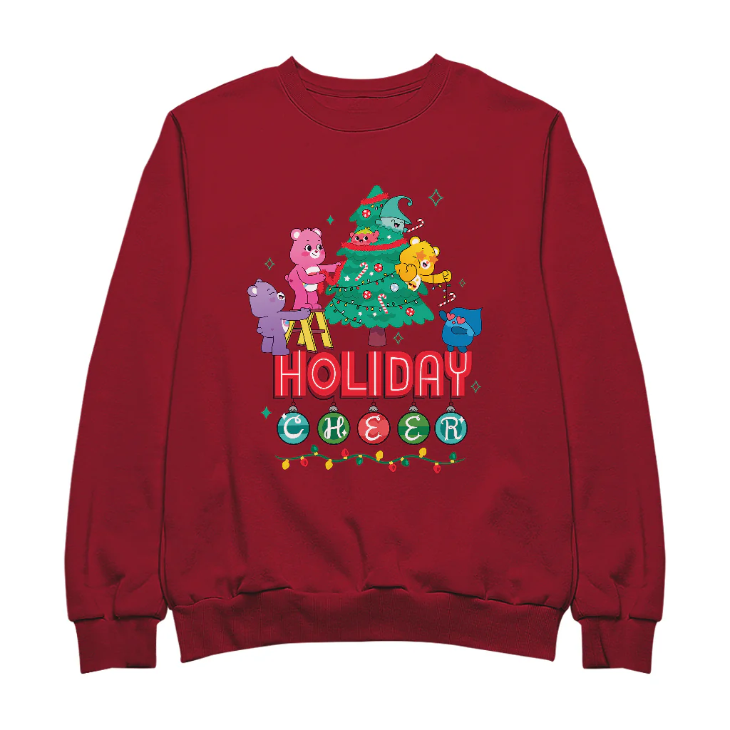 Care Bears Unlock The Magic Christmas Holiday Cheer Men's Sweatshirt - Image 7