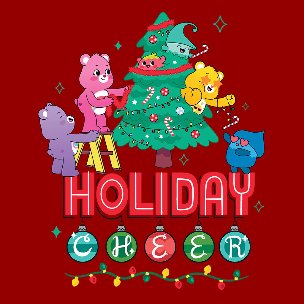 Care Bears Unlock The Magic Christmas Holiday Cheer Men's Sweatshirt - Image 8