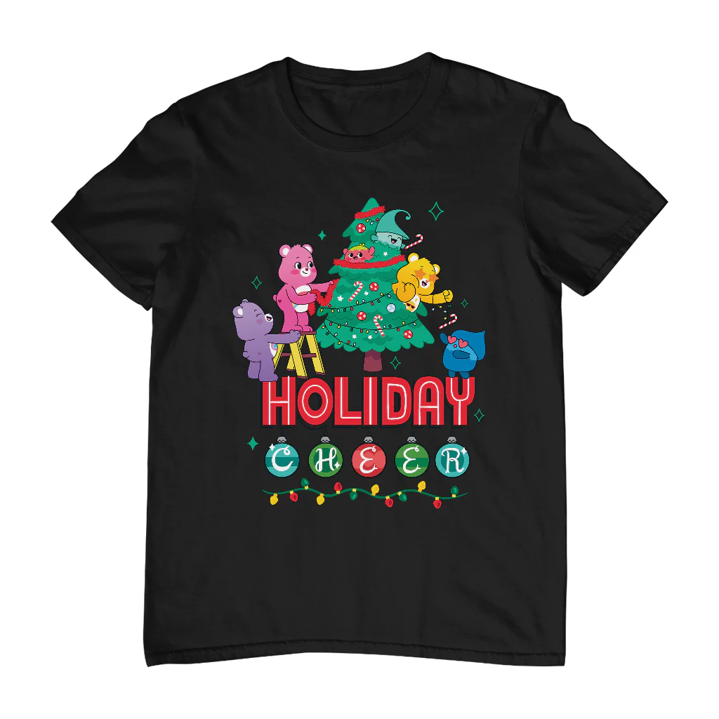 Care Bears Unlock The Magic Christmas Holiday Cheer Men's T-Shirt - Image 3