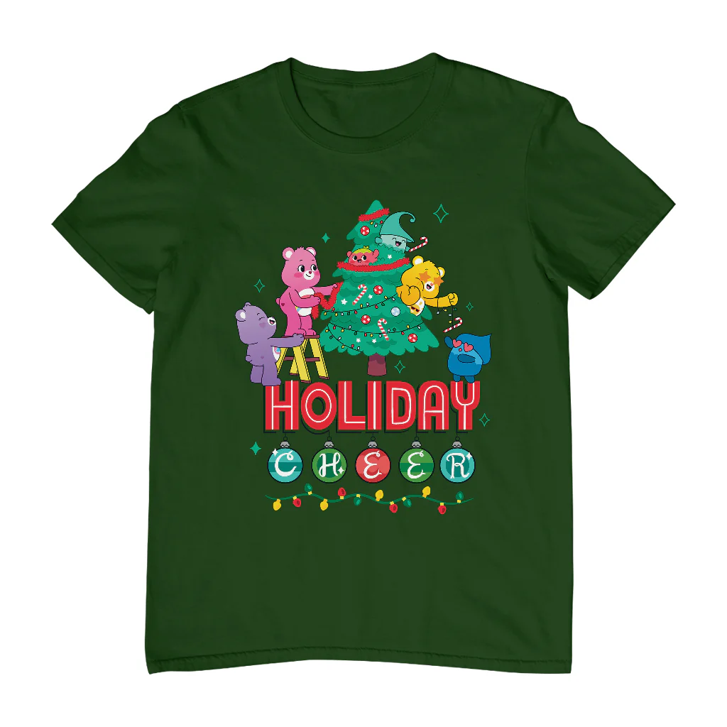 Care Bears Unlock The Magic Christmas Holiday Cheer Men's T-Shirt - Image 5