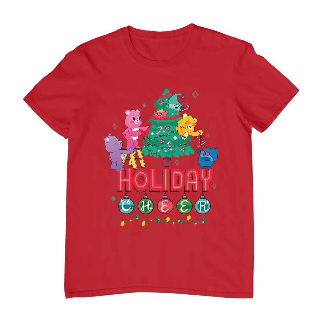 Care Bears Unlock The Magic Christmas Holiday Cheer Men's T-Shirt - Image 7