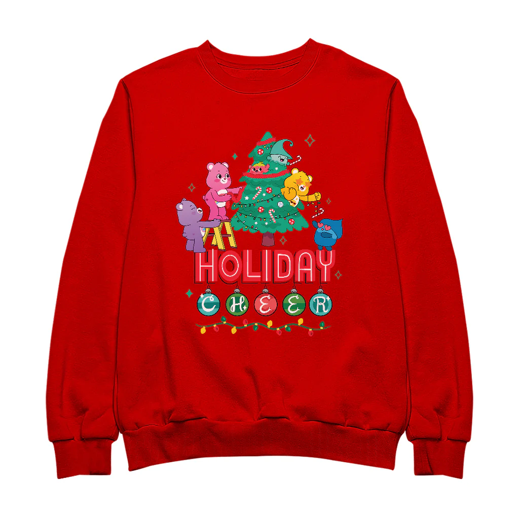 Care Bears Unlock The Magic Christmas Holiday Cheer Women's Sweatshirt - Image 10