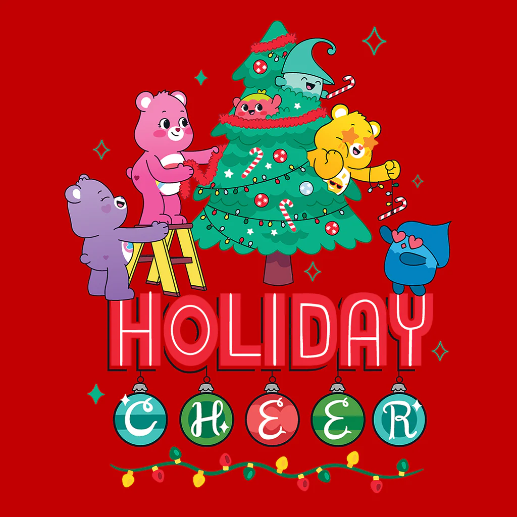 Care Bears Unlock The Magic Christmas Holiday Cheer Women's Sweatshirt - Image 12