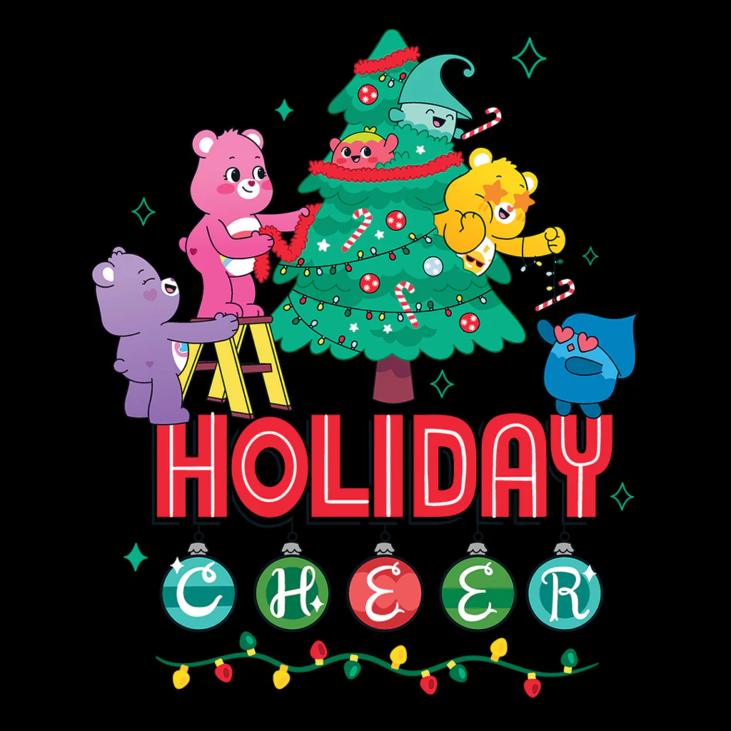 Care Bears Unlock The Magic Christmas Holiday Cheer Women's Sweatshirt - Image 4