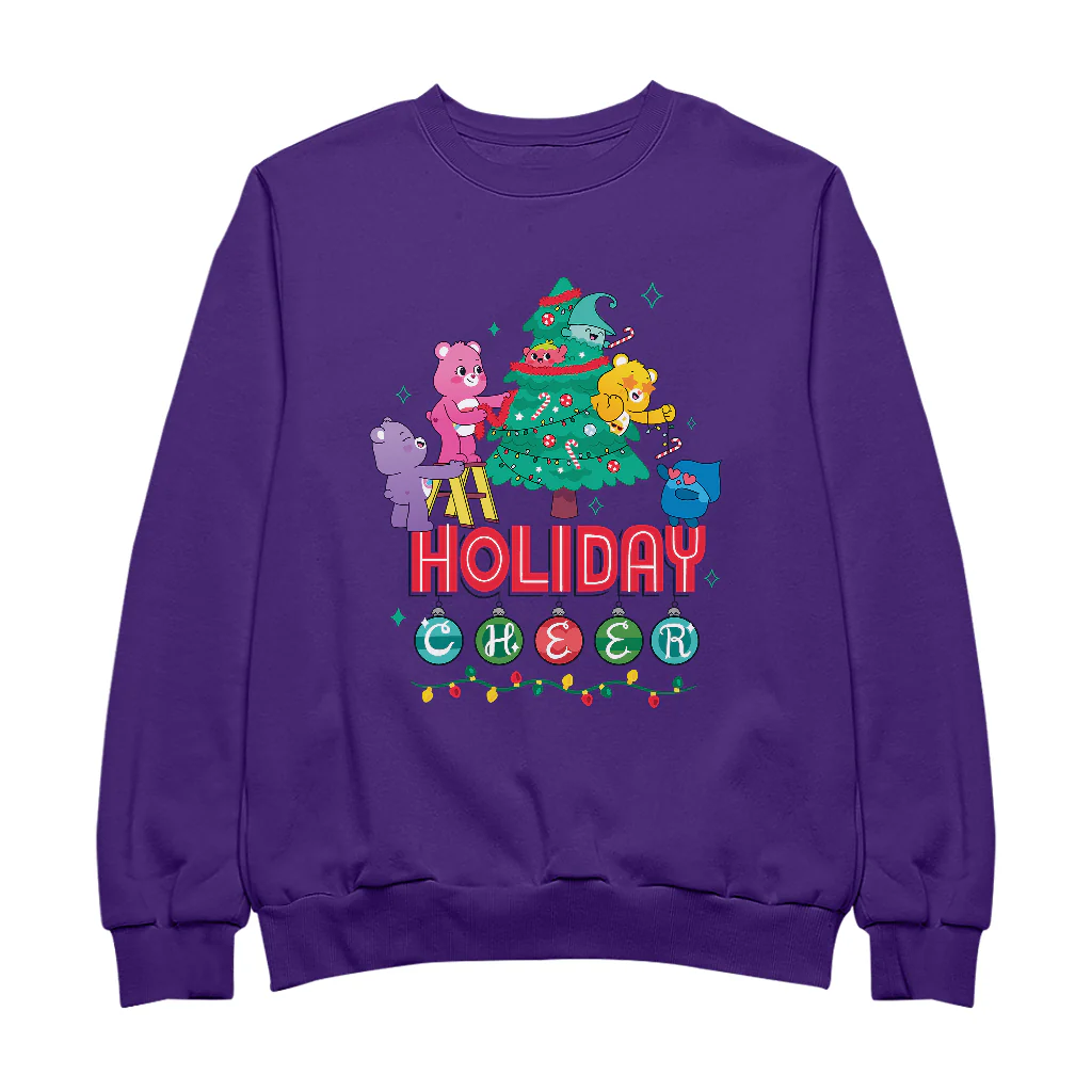 Care Bears Unlock The Magic Christmas Holiday Cheer Women's Sweatshirt - Image 7