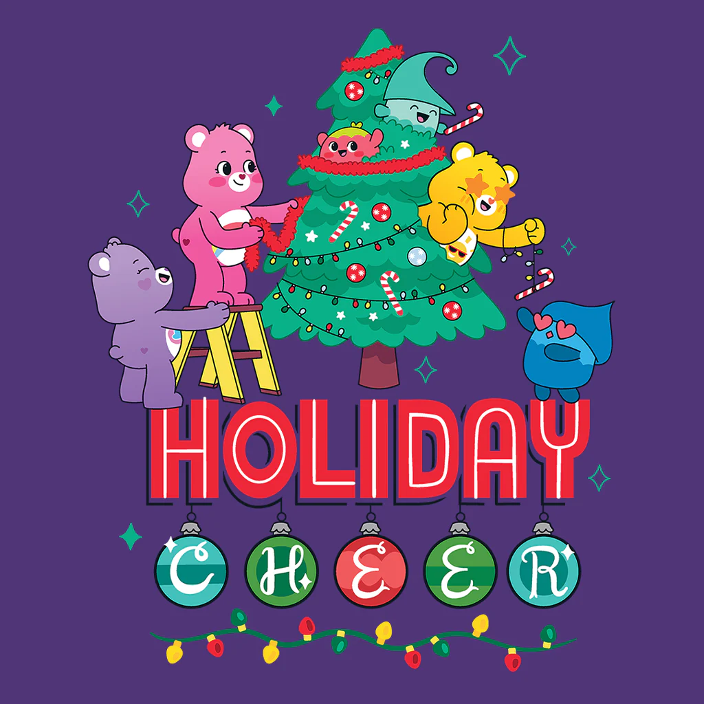 Care Bears Unlock The Magic Christmas Holiday Cheer Women's Sweatshirt - Image 8