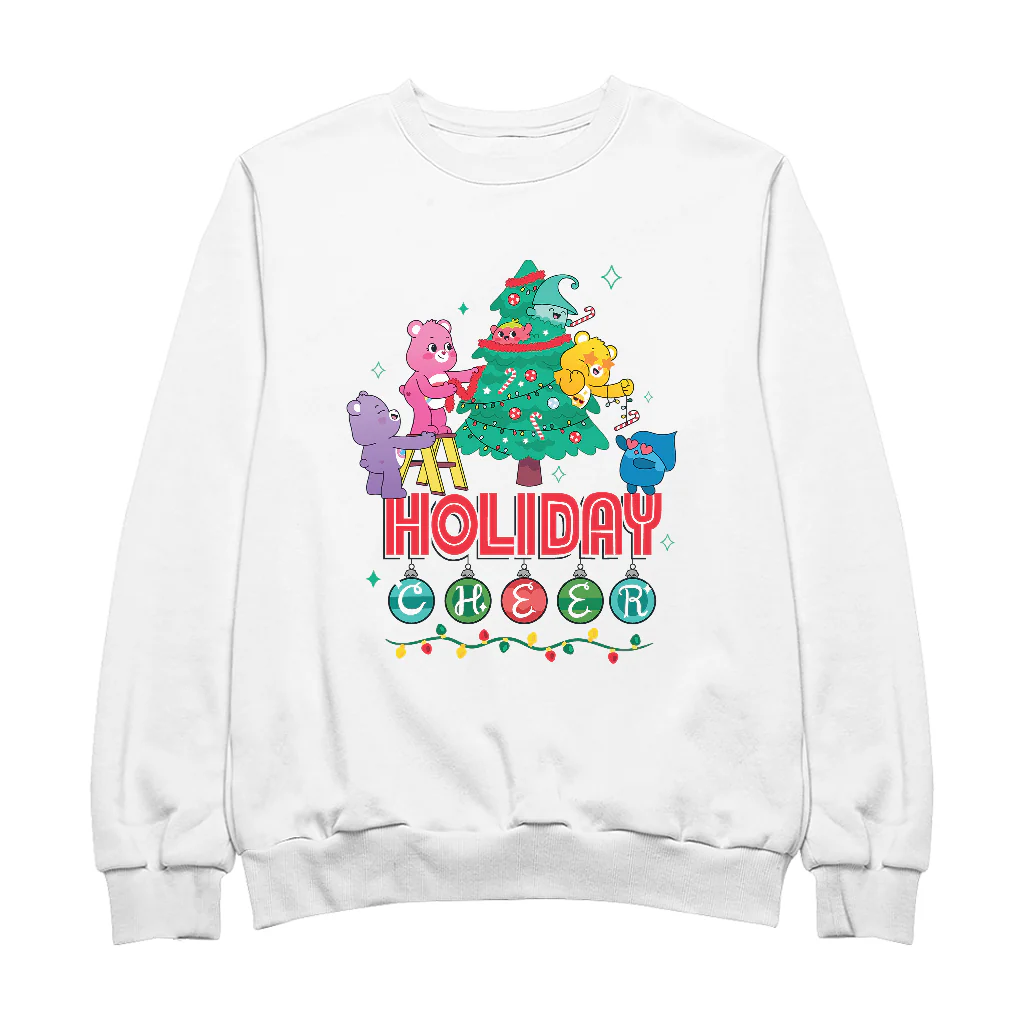 Care Bears Unlock The Magic Christmas Holiday Cheer Women's Sweatshirt - Image 9