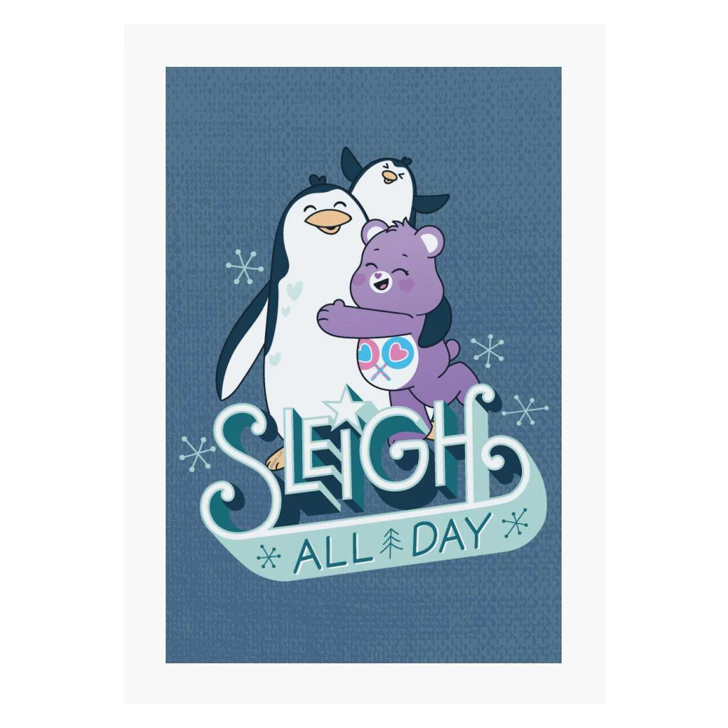 Unlock The Magic Christmas Sleigh All Day A4 Print