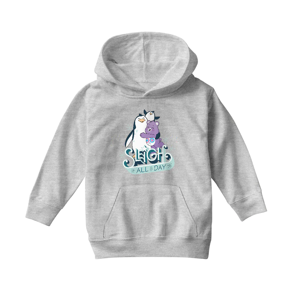 Care Bears Unlock The Magic Christmas Sleigh All Day Kids Hooded Sweatshirt - Image 3