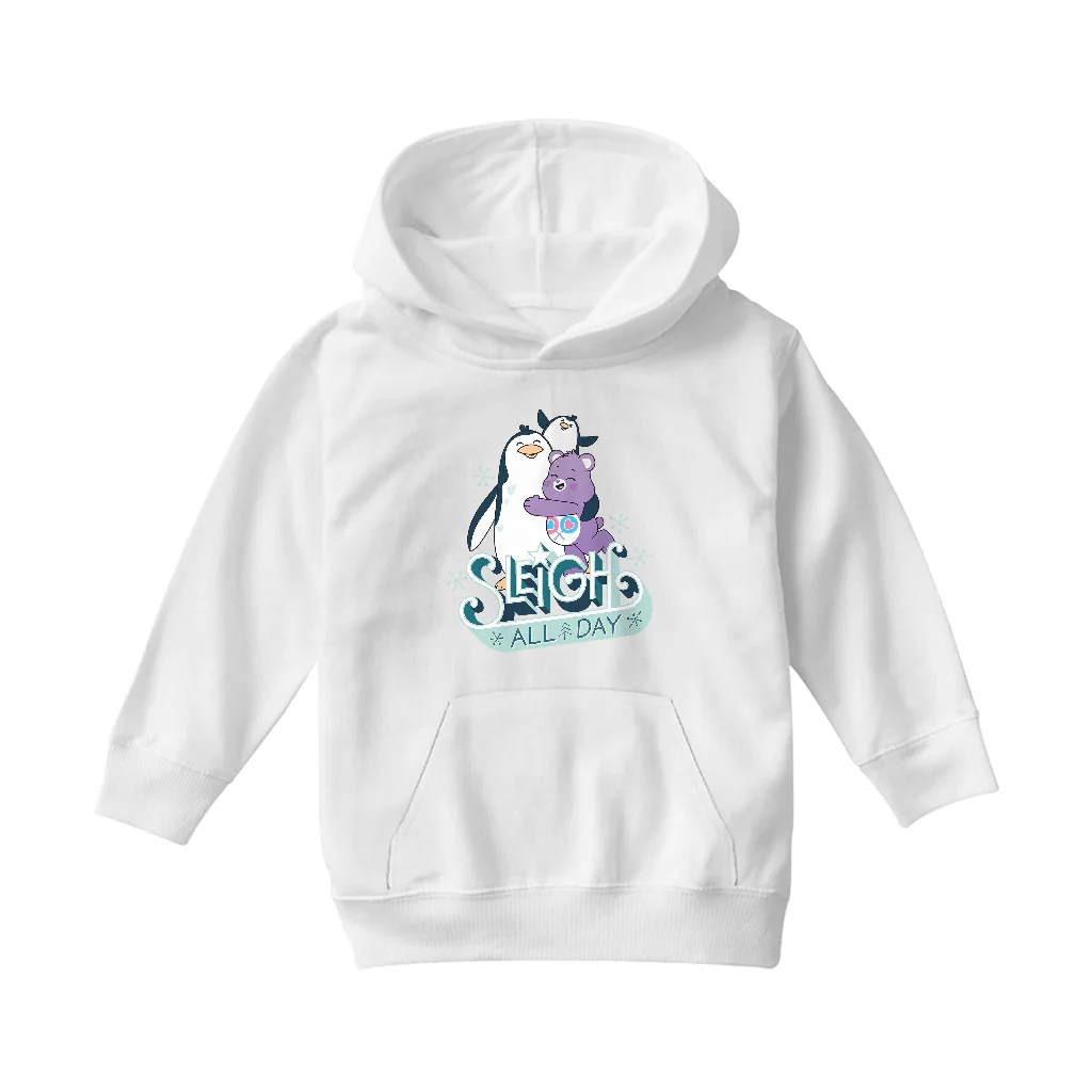 Care Bears Unlock The Magic Christmas Sleigh All Day Kids Hooded Sweatshirt - Image 7
