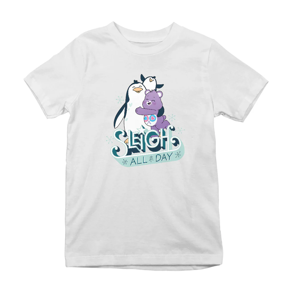 Care Bears Unlock The Magic Christmas Sleigh All Day Kids T-Shirt - Image 3