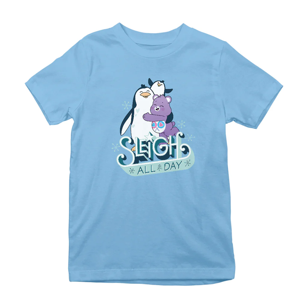 Care Bears Unlock The Magic Christmas Sleigh All Day Kids T-Shirt - Image 5