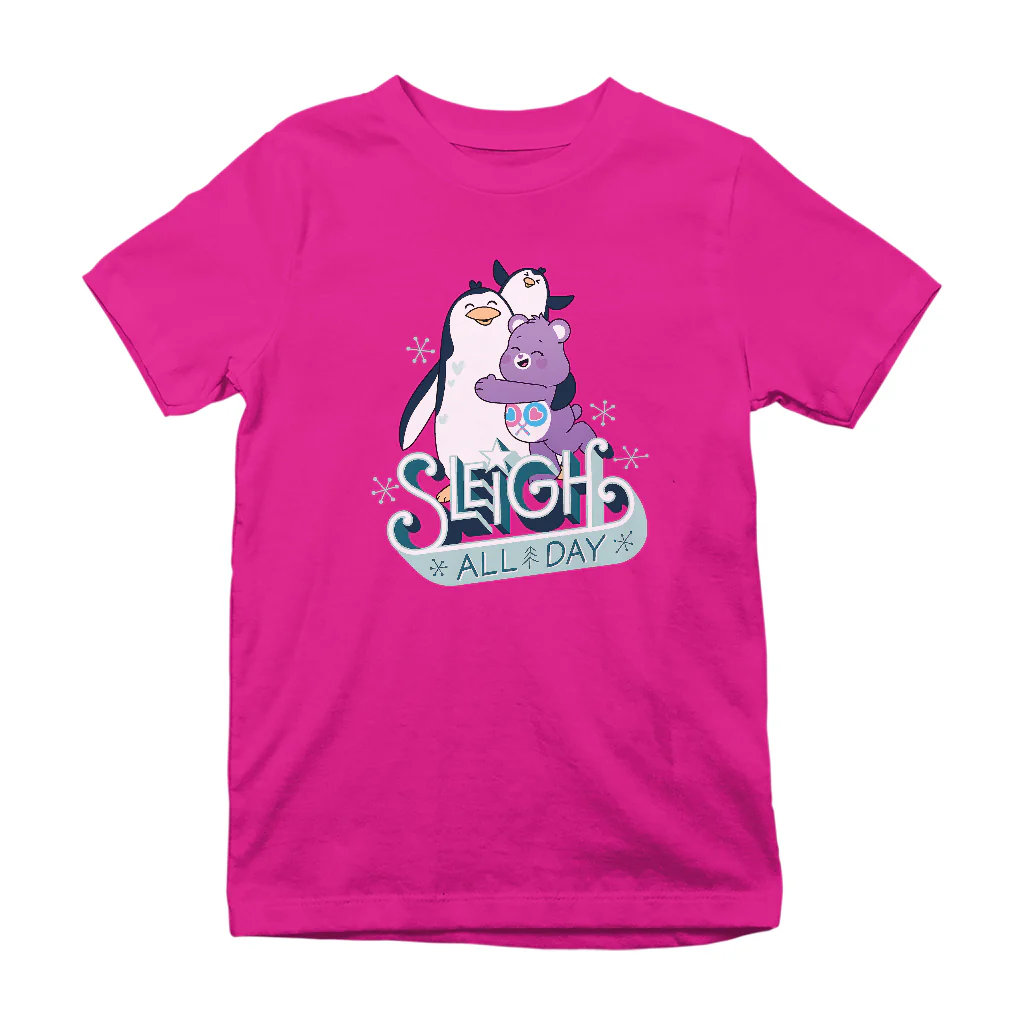 Care Bears Unlock The Magic Christmas Sleigh All Day Kids T-Shirt - Image 7