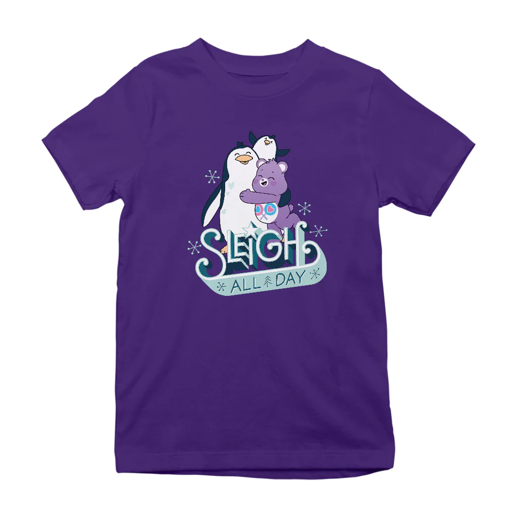 Care Bears Unlock The Magic Christmas Sleigh All Day Kids T-Shirt - Image 9