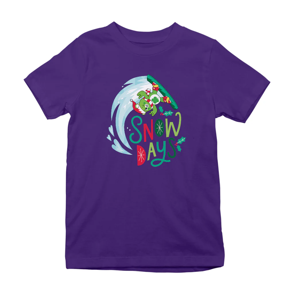 Care Bears Unlock The Magic Christmas Snow Days Kids T-Shirt - Image 10