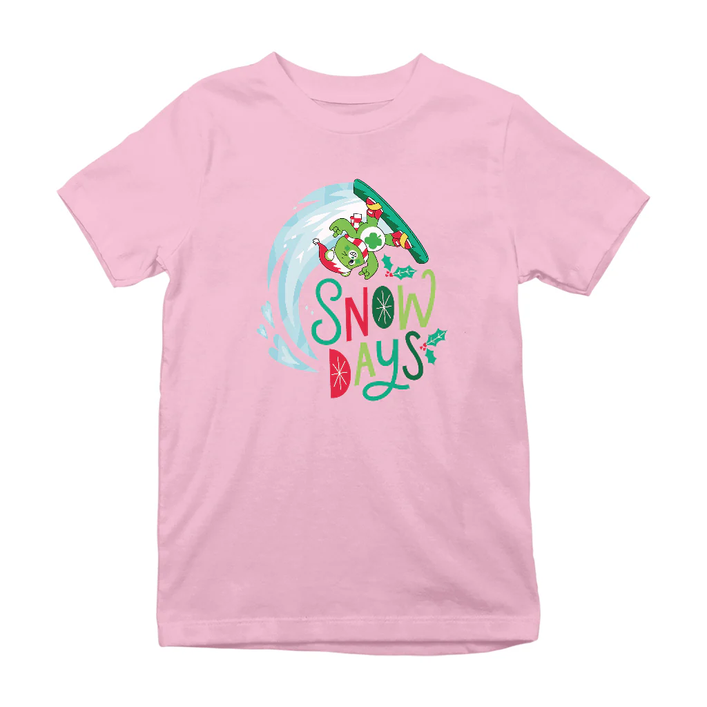 Care Bears Unlock The Magic Christmas Snow Days Kids T-Shirt - Image 11
