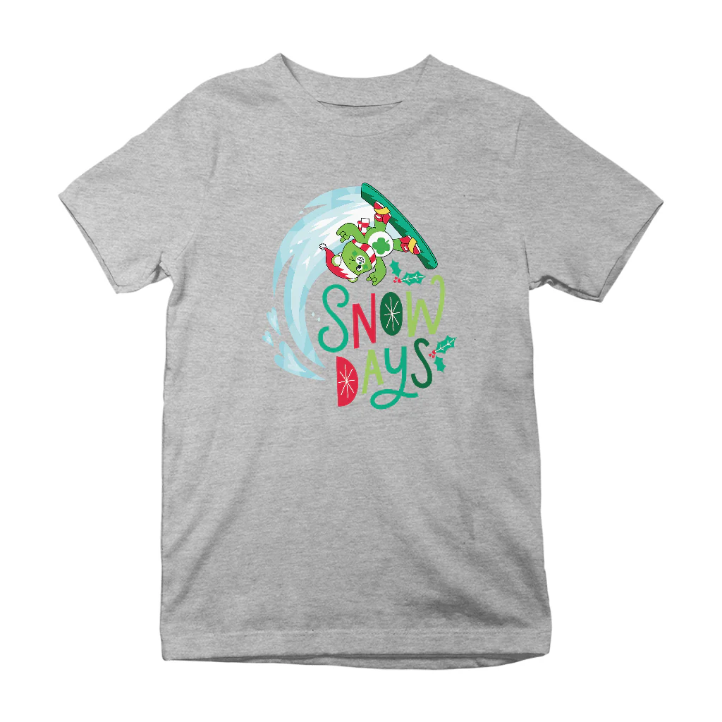 Care Bears Unlock The Magic Christmas Snow Days Kids T-Shirt - Image 3