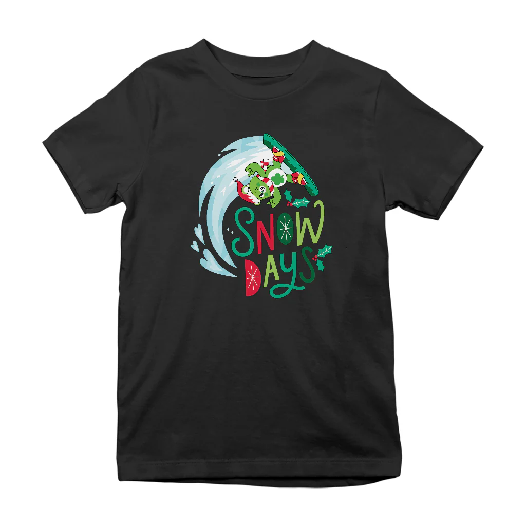 Care Bears Unlock The Magic Christmas Snow Days Kids T-Shirt - Image 5