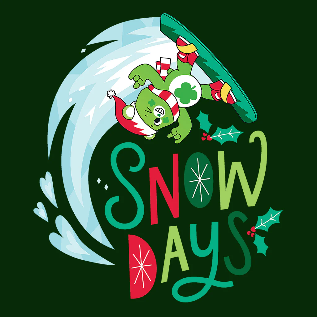 Care Bears Unlock The Magic Christmas Snow Days Kids T-Shirt - Image 7