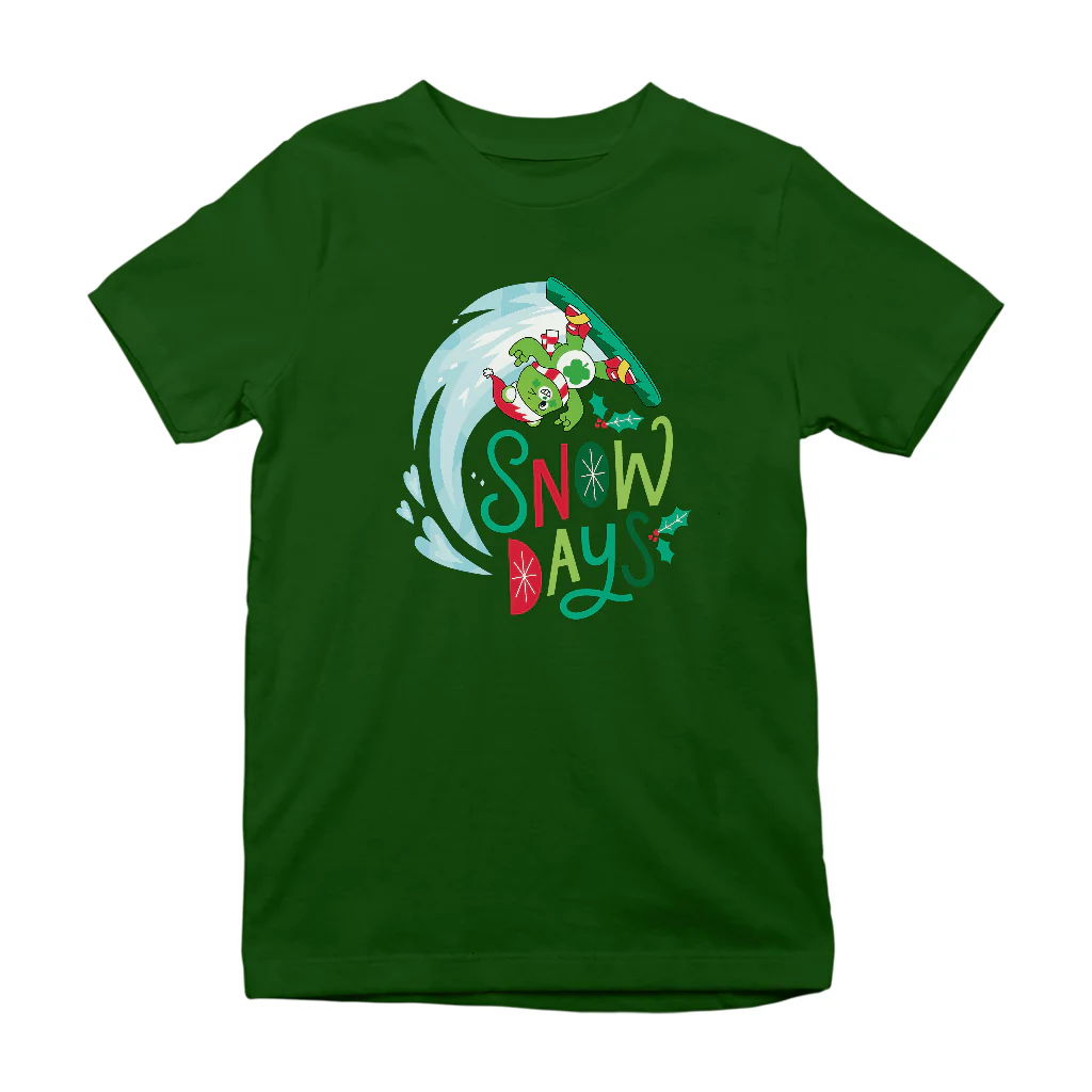 Care Bears Unlock The Magic Christmas Snow Days Kids T-Shirt - Image 8