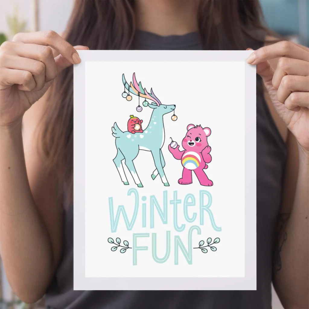 Unlock The Magic Christmas Winter Fun A4 Print - Image 3