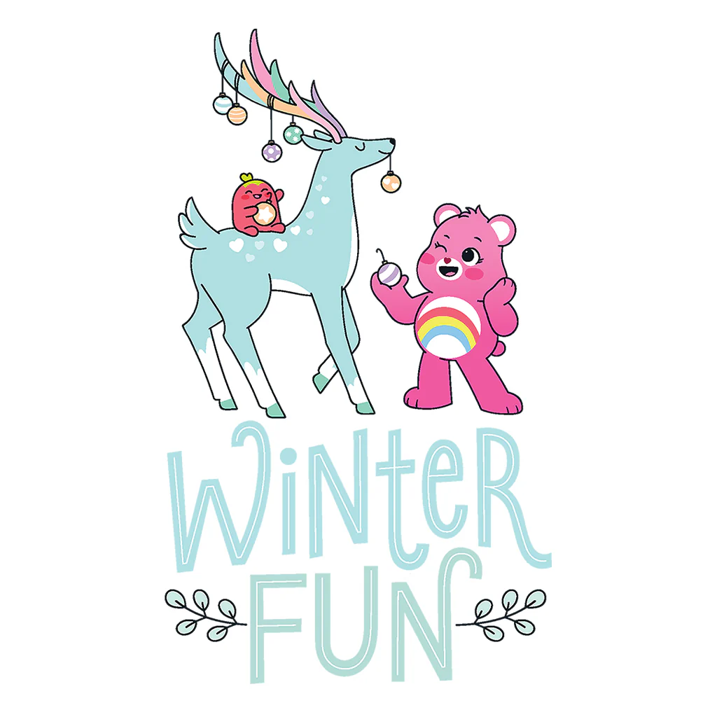 Care Bears Unlock The Magic Christmas Winter Fun Kids Sweatshirt - Image 6