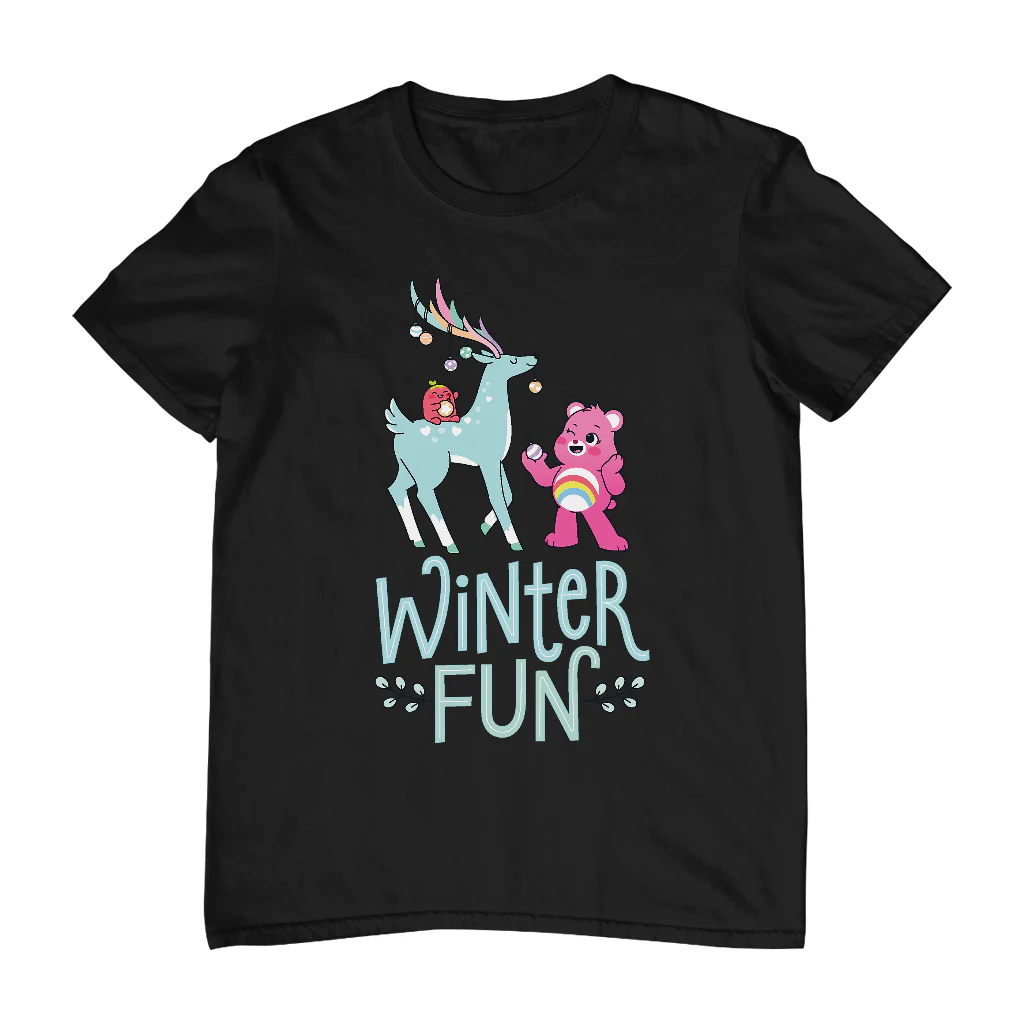 Care Bears Unlock The Magic Christmas Winter Fun Men's T-Shirt - Image 3