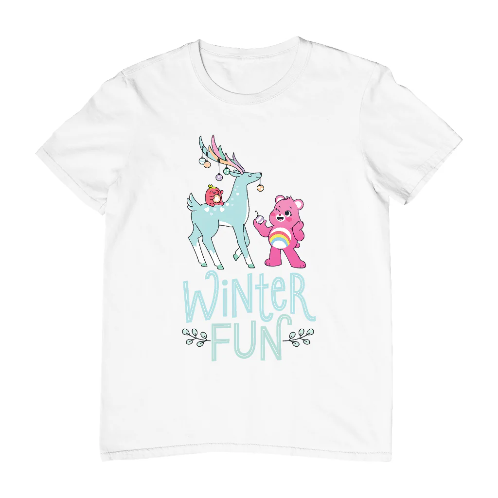 Care Bears Unlock The Magic Christmas Winter Fun Men's T-Shirt - Image 7