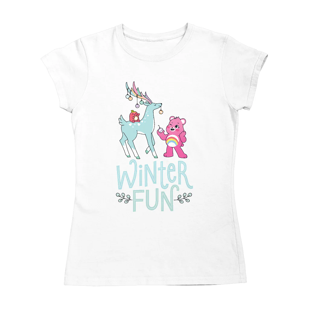Care Bears Unlock The Magic Christmas Winter Fun Women's T-Shirt - Image 5