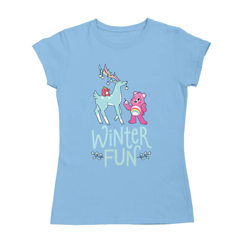 Care Bears Unlock The Magic Christmas Winter Fun Women's T-Shirt - Image 6
