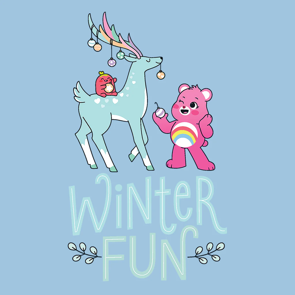 Care Bears Unlock The Magic Christmas Winter Fun Women's T-Shirt - Image 7