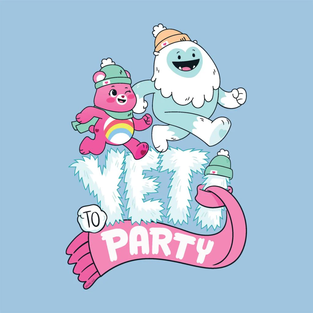 Unlock The Magic Christmas Yeti Party A4 Print - Image 2