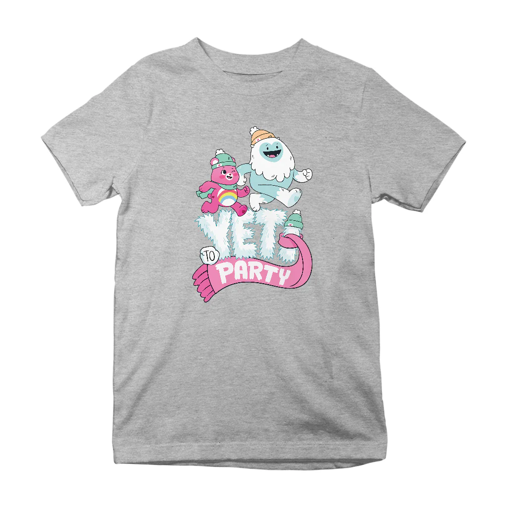 Care Bears Unlock The Magic Christmas Yeti Party Kids T-Shirt - Image 12